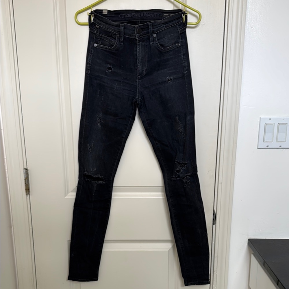 Citizens Of Humanity Black Skinny Jeans Stretchy Fit